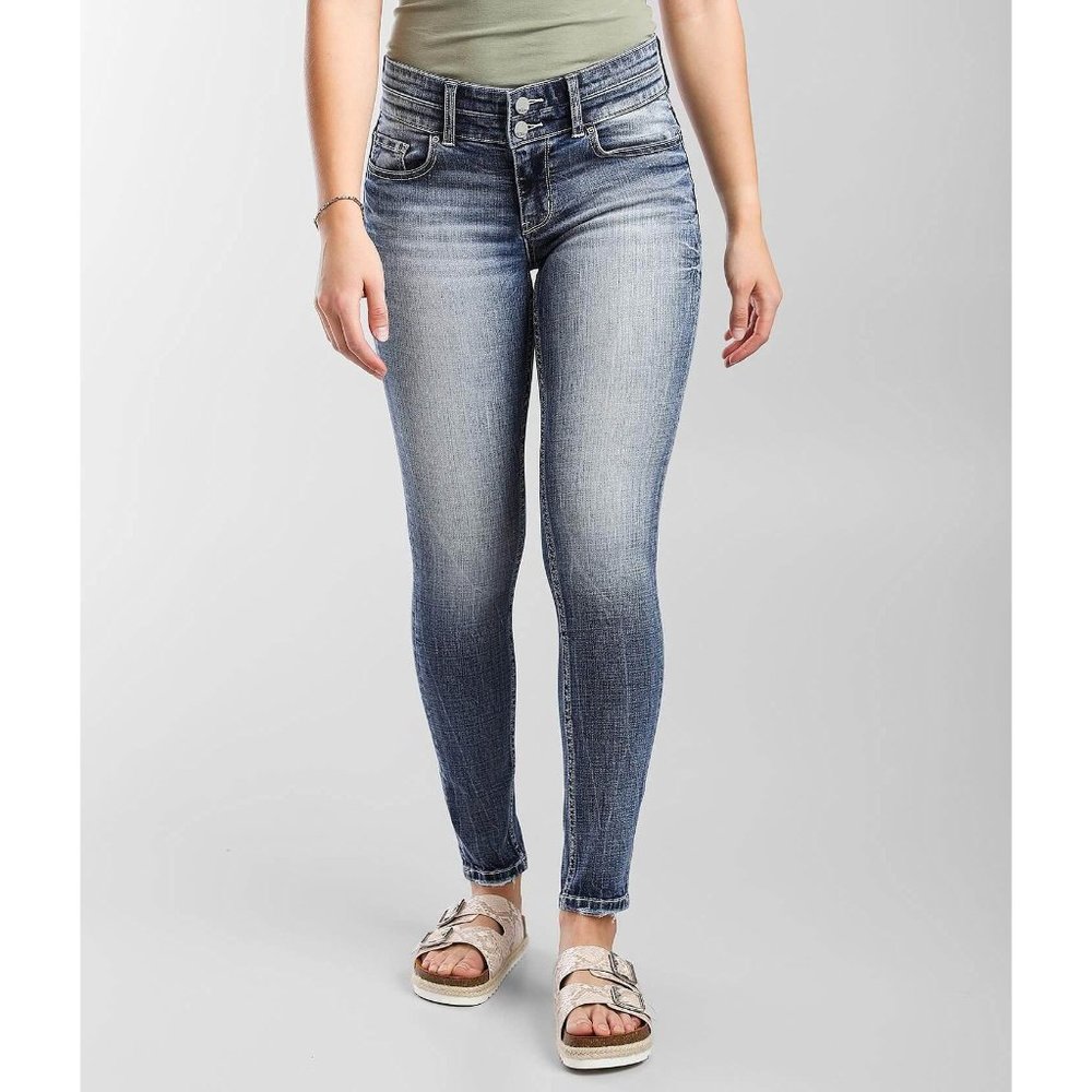 BKE Payton Universal Fit Mid Rise Skinny Jeans Size 27